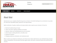Tablet Screenshot of idealnw.com